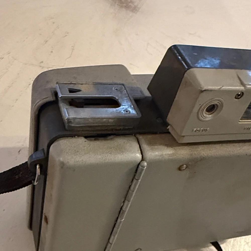 Vintage Polaroid 420 Instant Camera with Black Strap - untested